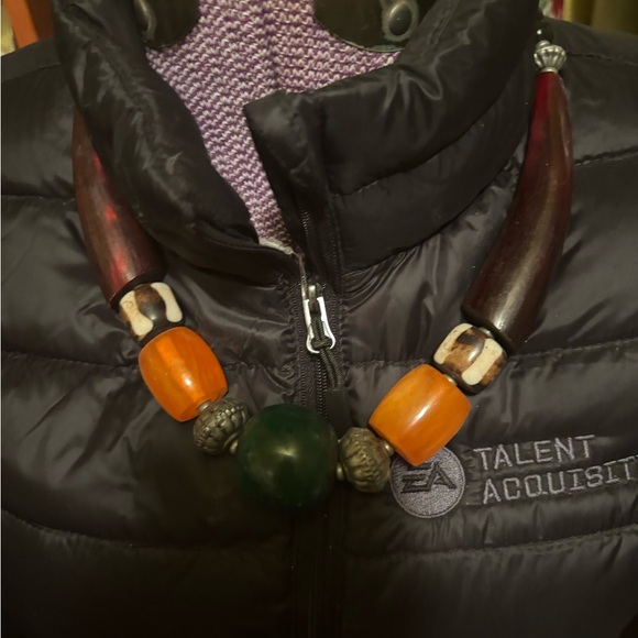 Ethnic Mixed Media Statement Necklace adds interest to any outfit Unique - Picture 4 of 7